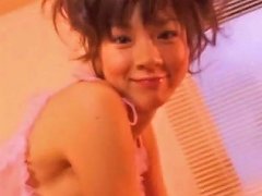 Teen Cutie Aki Hoshino Dresses Like An Angel And Seduces You In Her Bedroom